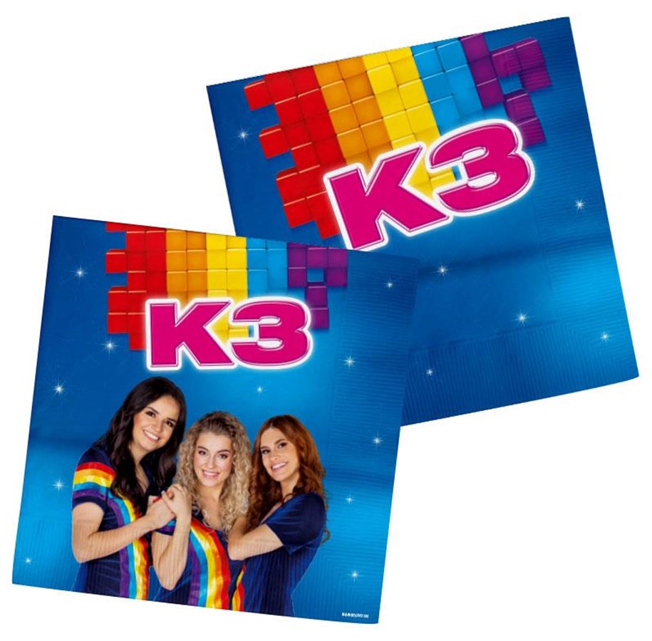 Spielzeug - Folat BV K3 Napkins 20pcs. - 23228