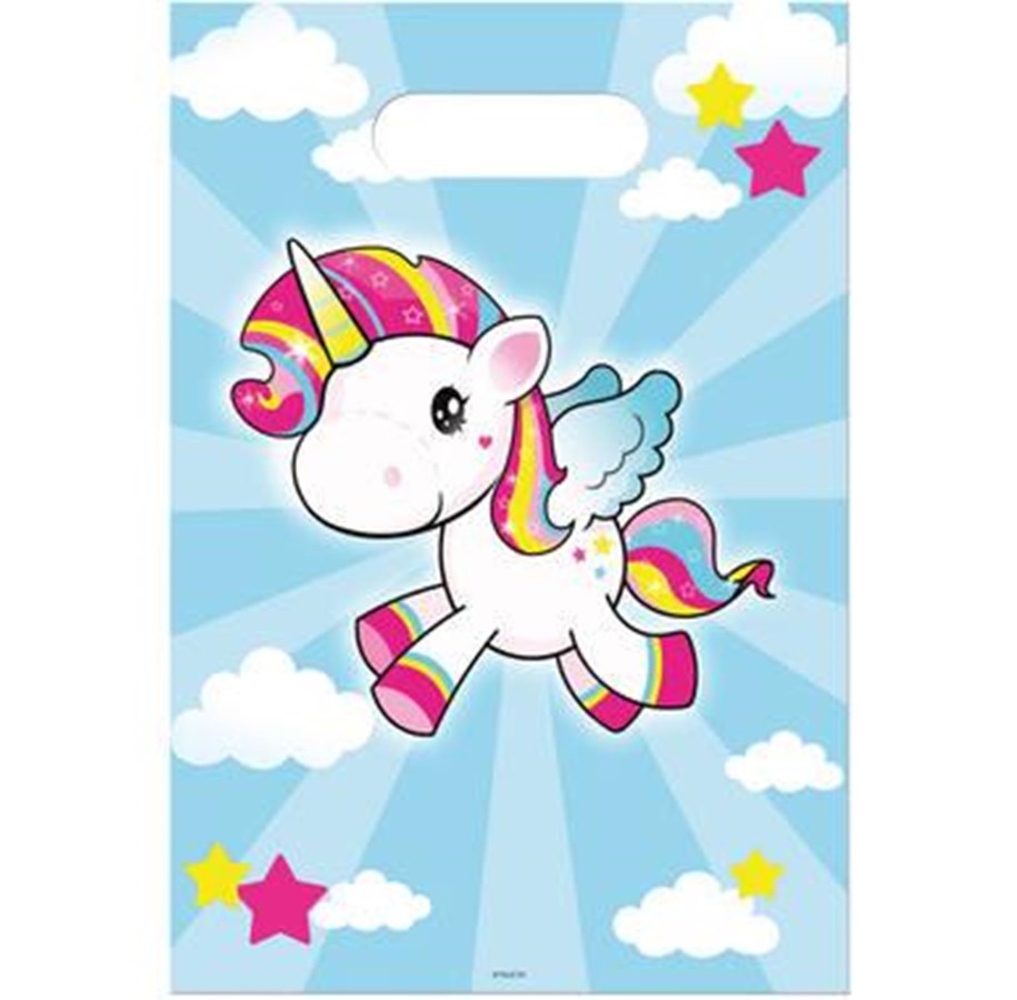 Spielzeug - Folat BV Unicorn dispensing bags 8 pcs. - 65044