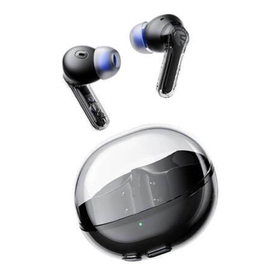 Kopfhörer/Headsets - SoundPEATS Earphones Soundpeats Clear (black) - Clear Black