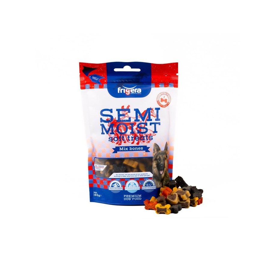Hunde - Frigera - Semi-Moist Treat Soft Mix Bones 165g - 402285861226