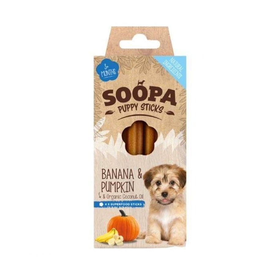 Hunde - Soopa - Puppy Sticks Banana & Pumpkin 100g - SO920715