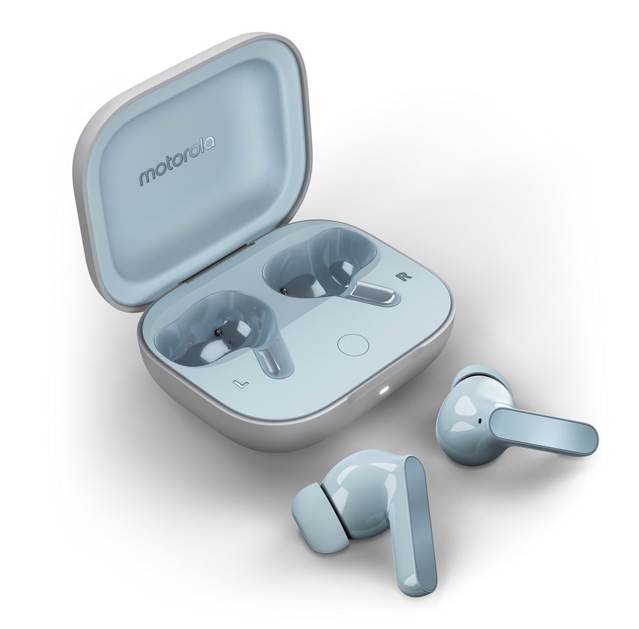 Kopfhörer/Headsets - Motorola Moto Buds - Glacier Blue - PG38C05749