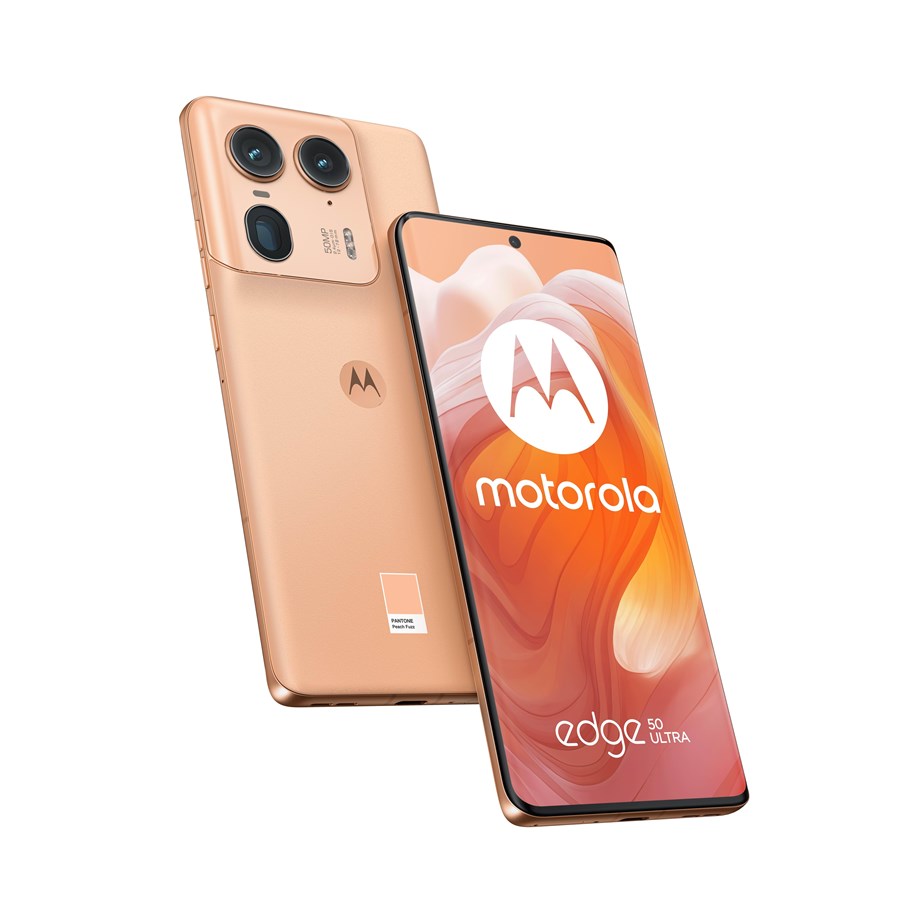 Handys & Smartphones - Motorola Edge 50 Ultra 1TB/16GB - Peach Fuzz - PB0Y0054SE