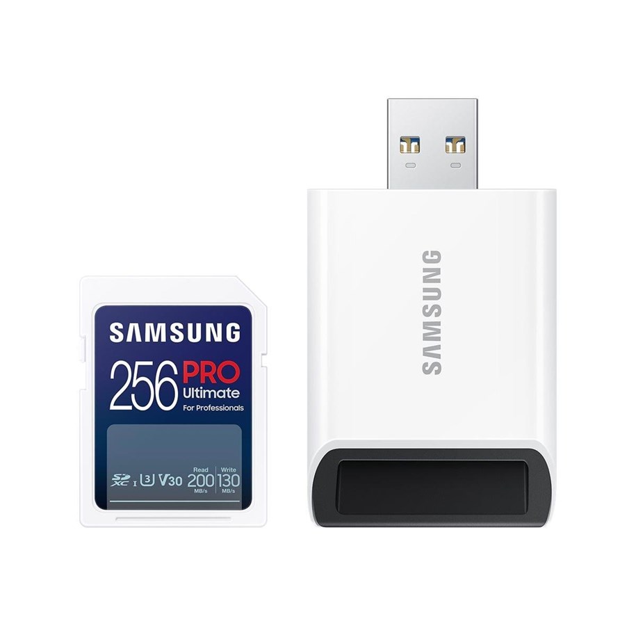Speicherkarten - Samsung PRO Ultimate SD + Reader - 200MB/s - 256GB - MB-SY256SB/WW