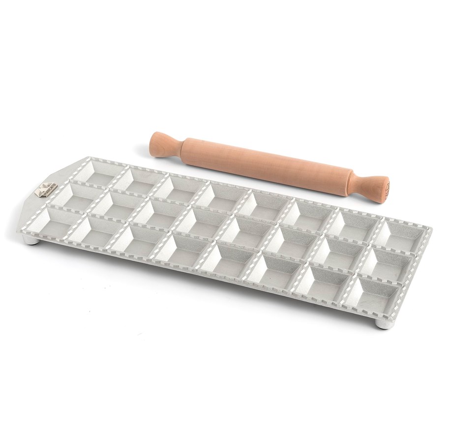 Küchenmaschinen - Marcato ravioli plate 24 large square Ravioli - RA-Q50X24-CLS
