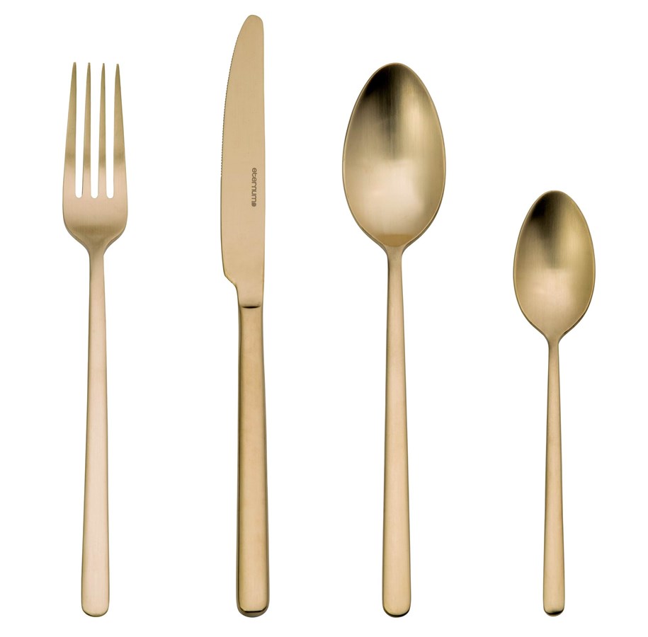 Tischgedeck - Eternum Nardo cutlery set Champagne 16 Pieces - 1249-BP16