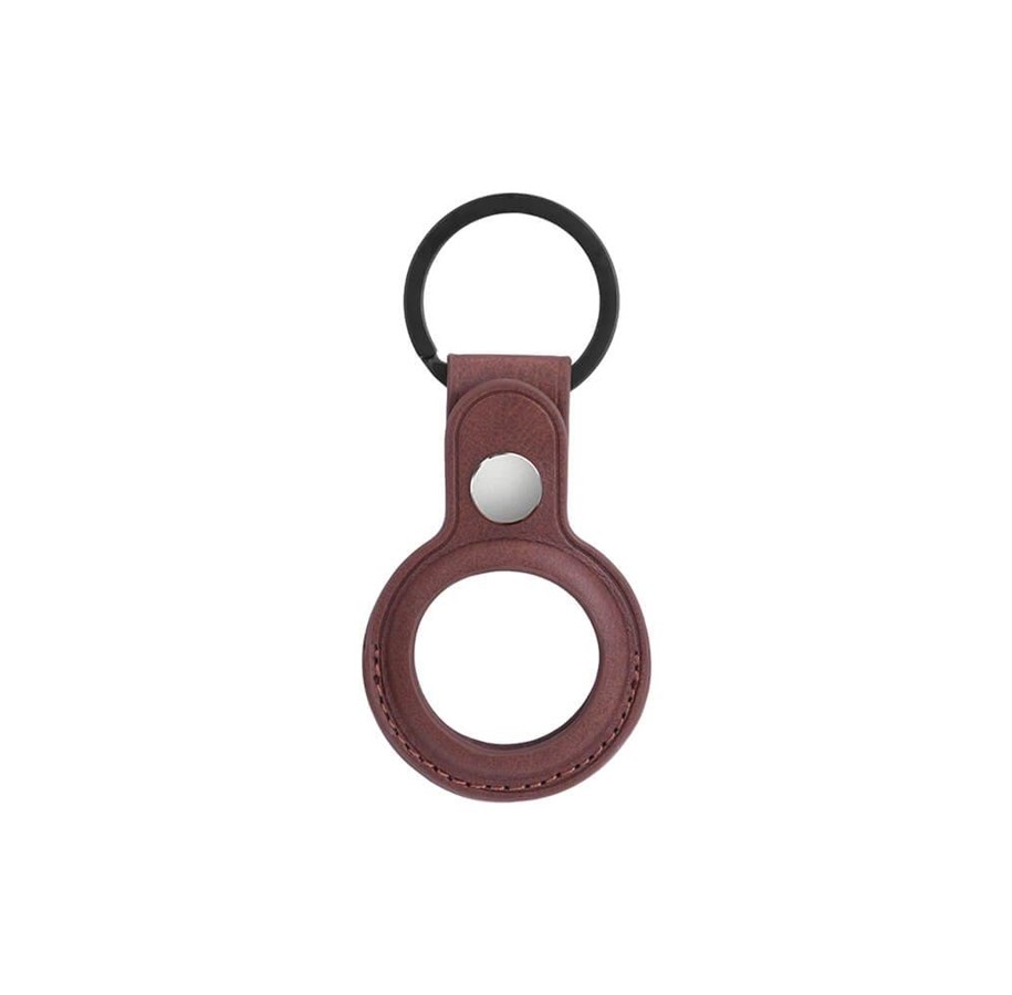 Handys - Cover & Cases - ONSALA Airtag Holder Brown with Keyring - 588579