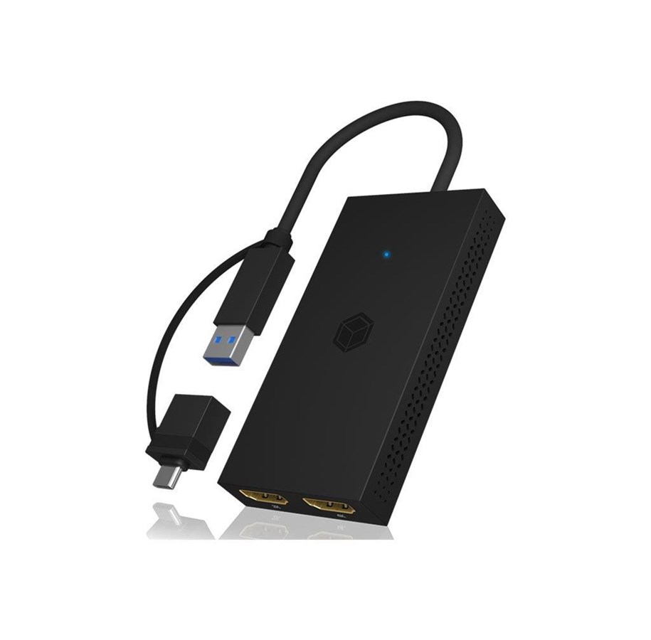 Video Audio Switcher - ICY BOX IB-SPL1029AC - IB-SPL1029AC