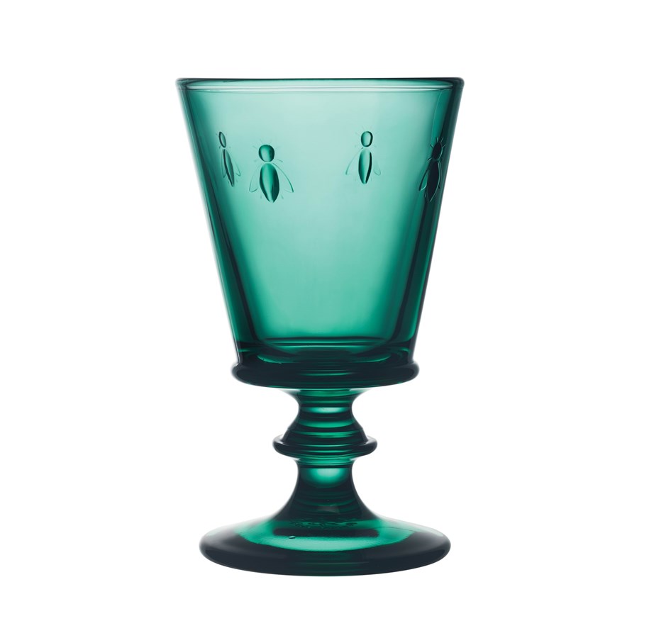 Tischgedeck - La Rochére Bee wineglass Emerald green - 6 glasses - 611003