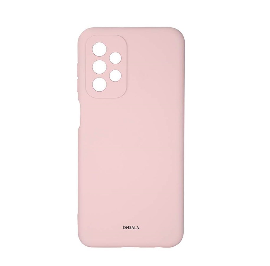Handys - Cover & Cases - ONSALA Wallet Case Silicone Chalk Pink - Samsung Galaxy A23 5G - 664122