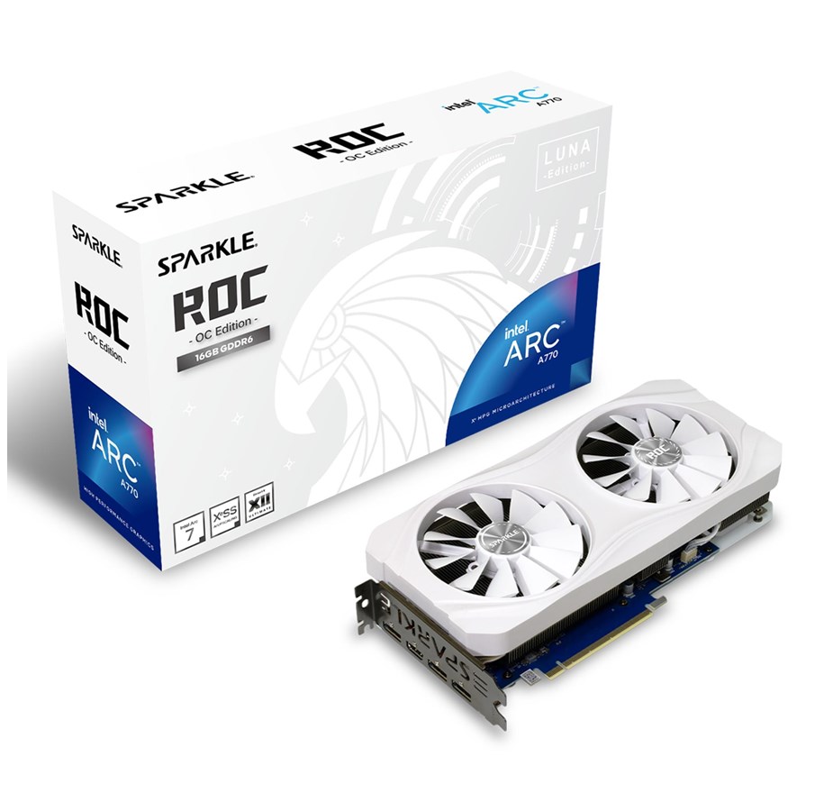 Grafikkarte - Sparkle Arc A770 ROC Luna OC - 16GB GDDR6 RAM - Grafikkarte - 1A1-S00413400G