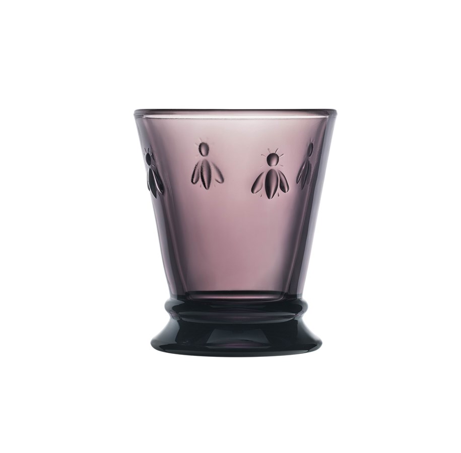 Tischgedeck - La Rochére Eggplant bee water glass - 6 glasses - 612108