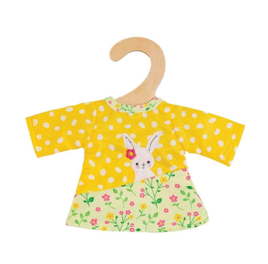 Dolls & Accessories - Heless Doll Dungarees with Striped Shirt Bunny Lou 20-25cm - 9355