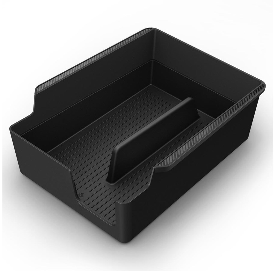 Handys - Anderes Zubehör - Spigen Tesla Armrest Console Organizer - black - Model Y/3 - ACP06258