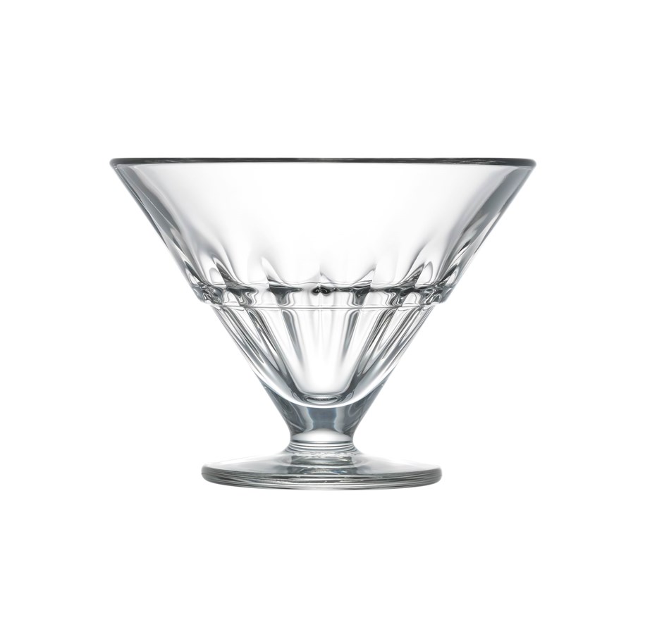 Tischgedeck - La Rochére Excelsior Transparent Ice Cream cup Glass - 6pcs - 641701