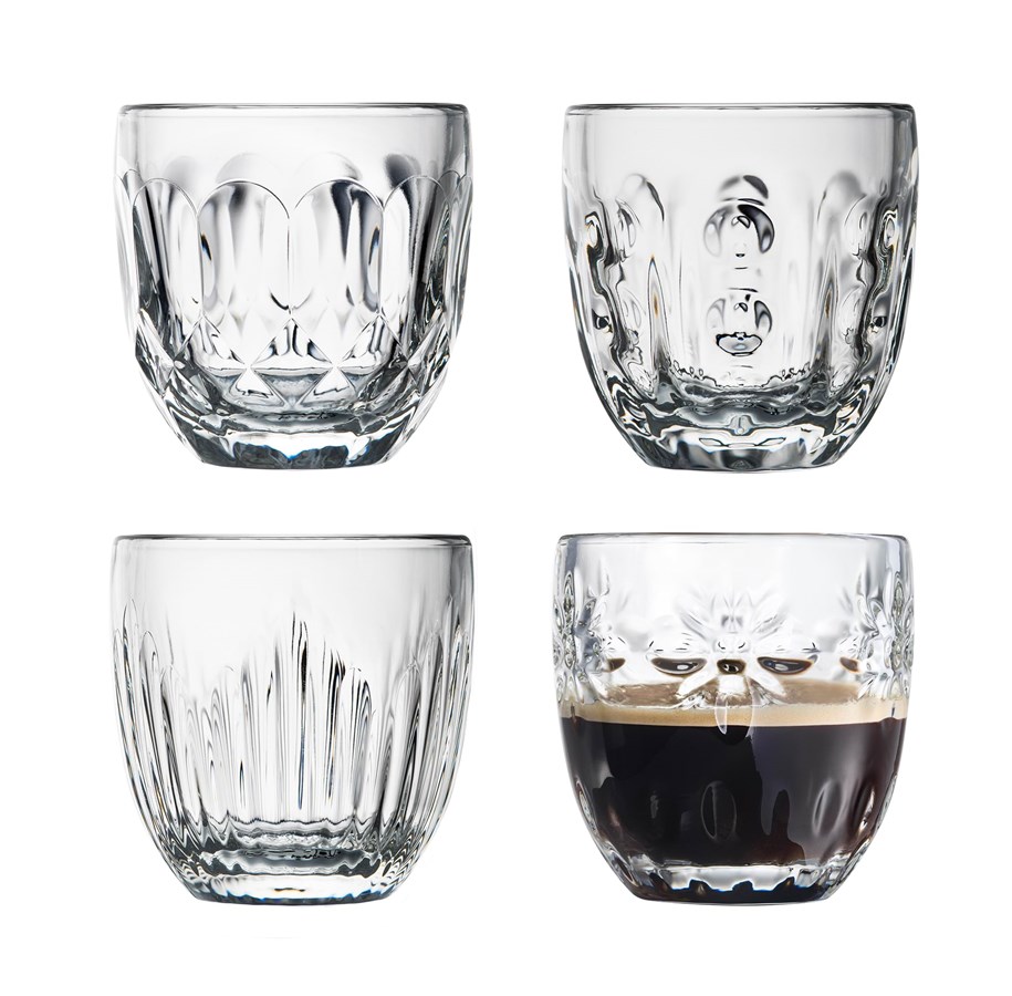 Tischgedeck - La Rochére Troquet Assorted Espresso cup set - 4 pcs - 638001