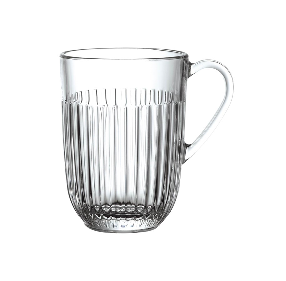 Tischgedeck - La Rochére Ouessant Transparent Mug Glass Set 6pcs - 631301