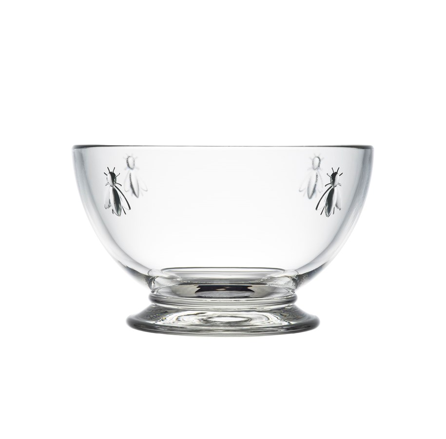 Tischgedeck - La Rochére Abeille Transparent Bowl Glass Set 6pcs - 630301
