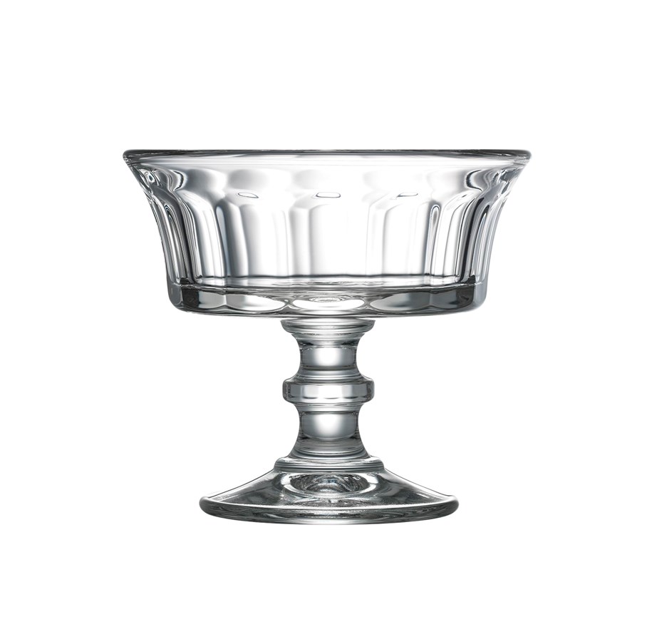 Tischgedeck - La Rochére Champagne Transparent High Cut Ice Cream Cup Glass Set 6pcs - 627701