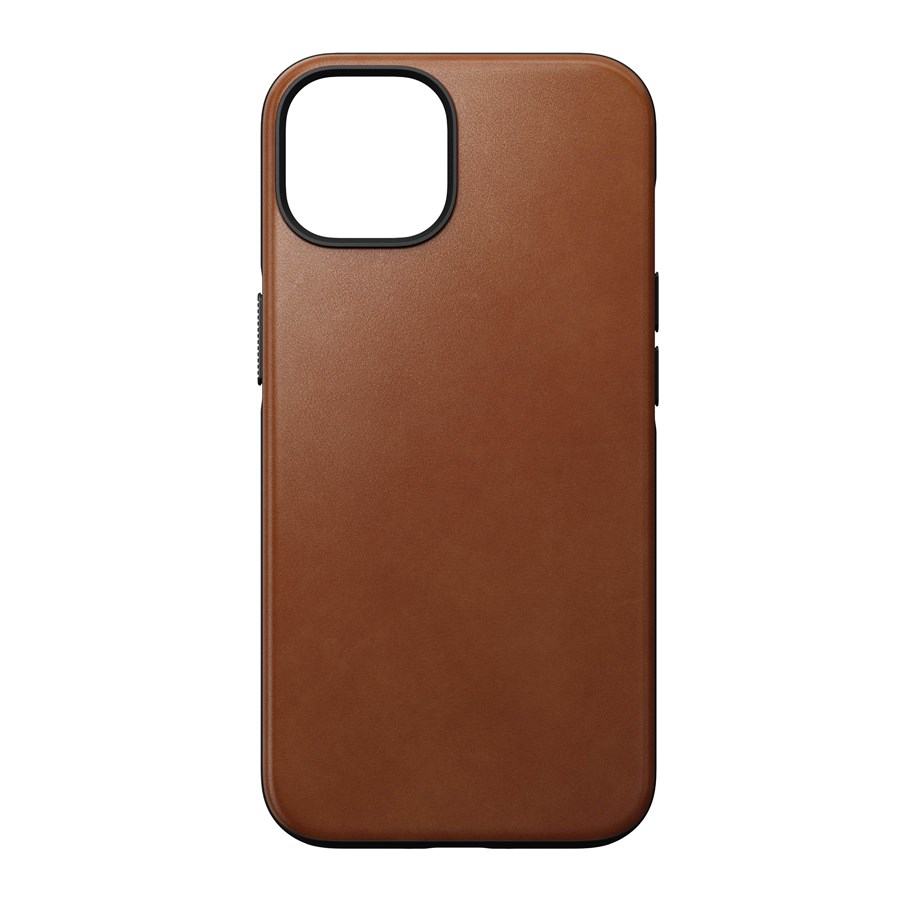 Handys - Cover & Cases - Nomad Modern Leather MagSafe Case - english tan- iPhone 14 - NM01263685
