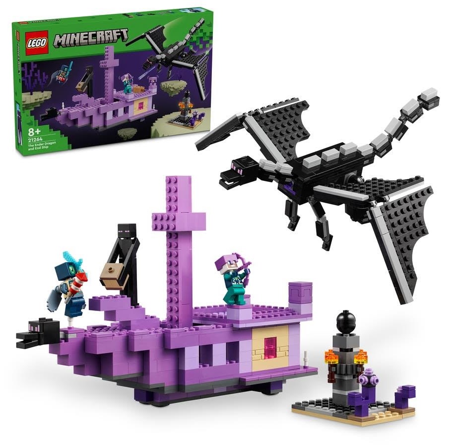 LEGO®  - LEGO Minecraft 21264 Der Enderdrache und das Endschiff - 21264