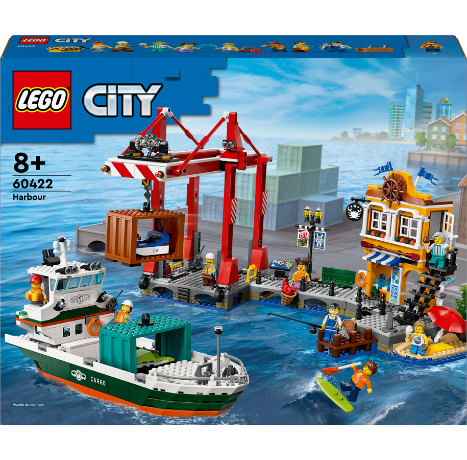 LEGO®  - LEGO City 60422 Hafen mit Frachtschiff - 60422