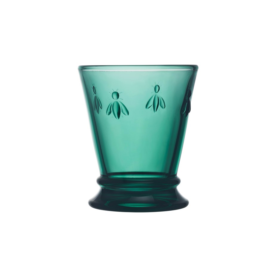 Tischgedeck - La Rochére Abeille Green Tumbler Glass Set 6pcs - 612103