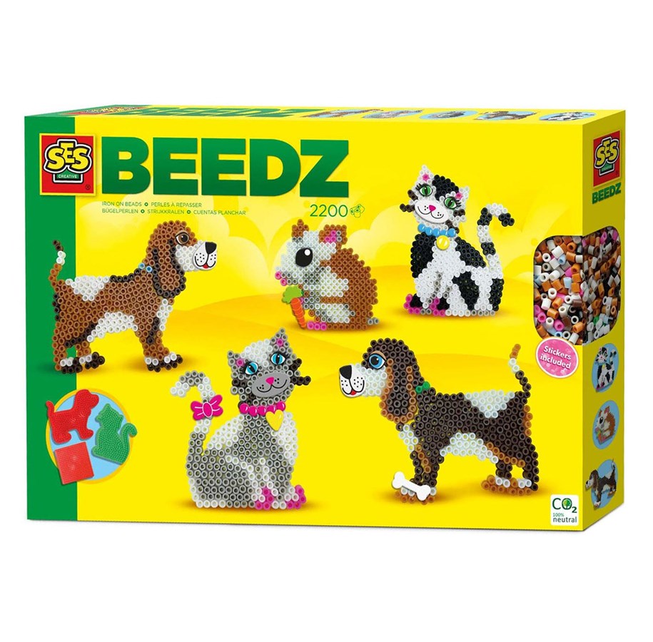 Kreativ-Spiele - SES Creative Iron-on Beads Pets - 06264