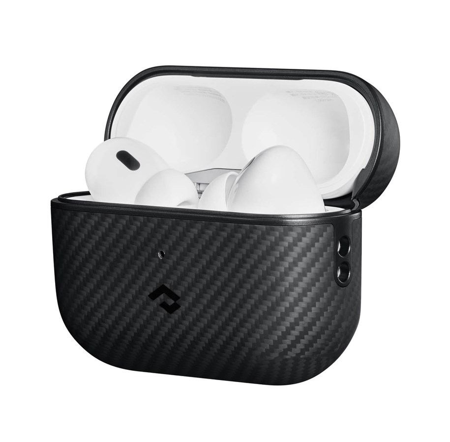 Handys - Anderes Zubehör - PITAKA MagEZ case - black/grey - Airpods Pro/Pro 2 - APM7001
