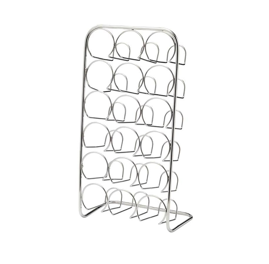 Küchenzubehör - Hippie de Luxe Spice shelf for 18 Jars Chrome - HA71018