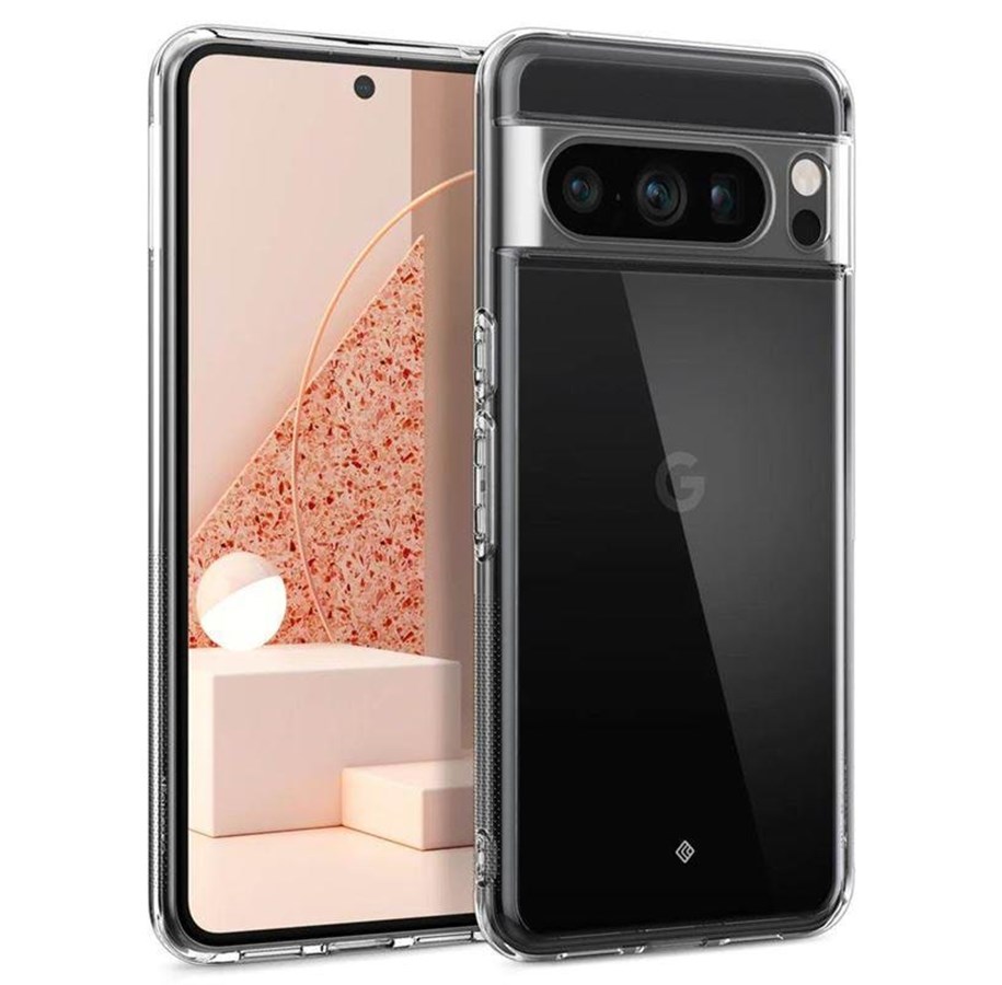 Handys - Cover & Cases - Spigen Caseology Capella - crystal clear - Google Pixel 8 Pro - ACS06333
