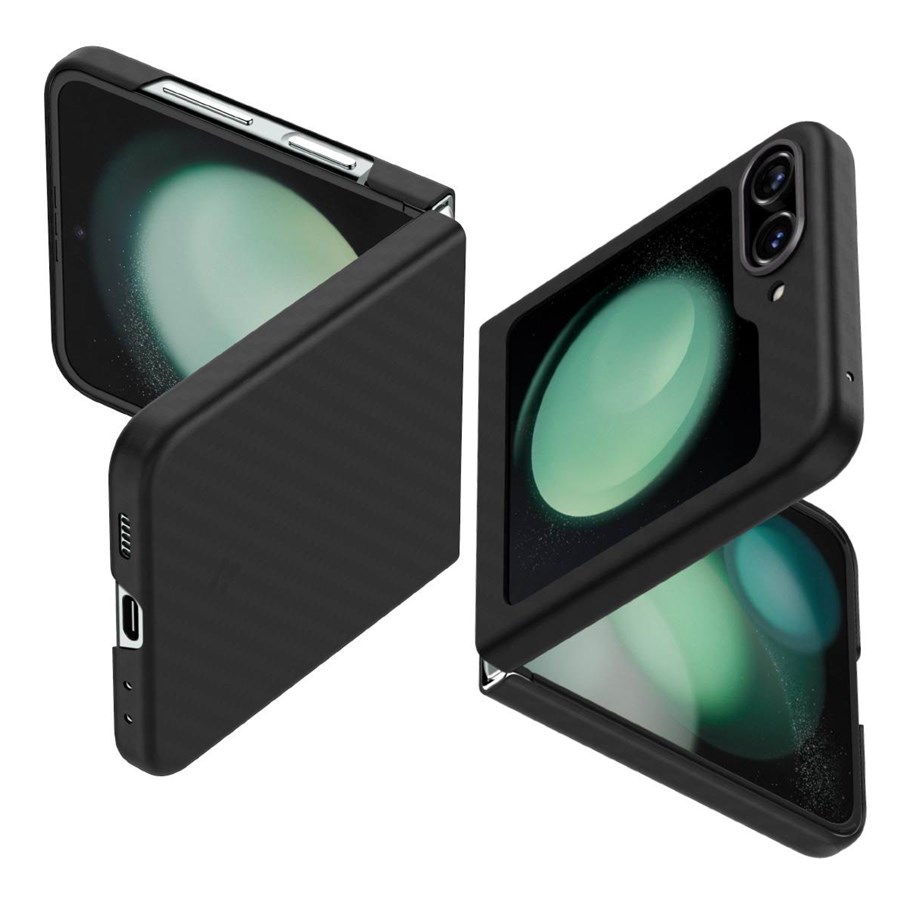 Handys - Cover & Cases - Spigen Air Skin Pro - black - Samsung Galaxy Z Flip5 - ACS06239