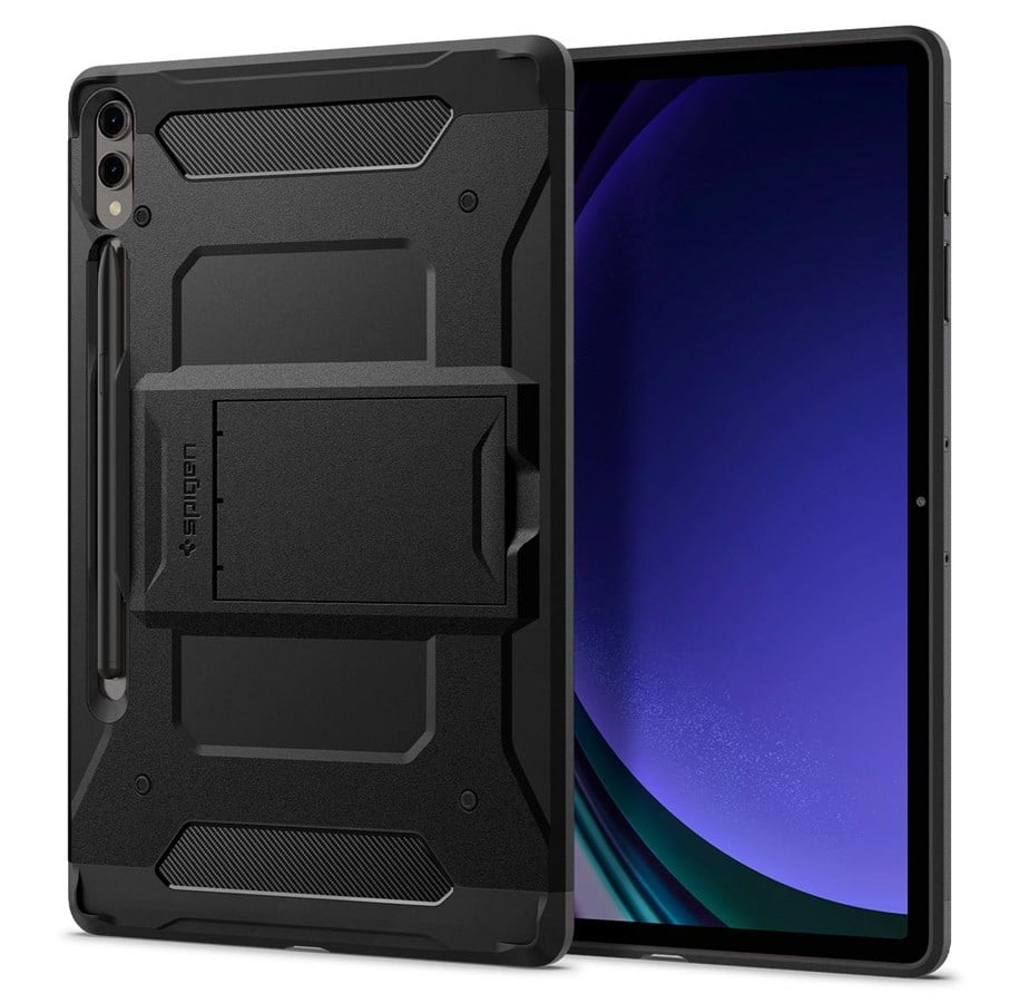 Tablets - Cover & Case - Spigen Tough Armor Pro - black - Samsung Galaxy Tab S10/S9+ - ACS06835