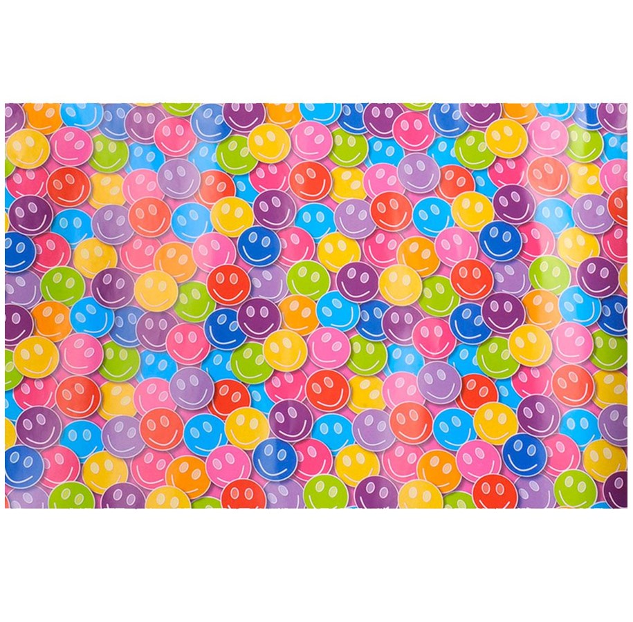 Hobby-Zubehör - Rotolux Wrapping paper smiley face 3 m - LOBBES201955901