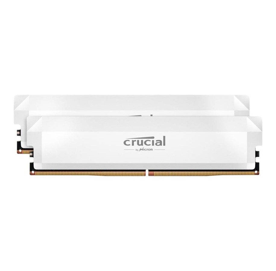 RAM - Crucial PRO Overclocking DDR5-6000 - 32GB - CL36 - Dual Channel (2 pcs) - AMD EXPO & Intel XMP - Weiß - CP2K16G60C36U5W