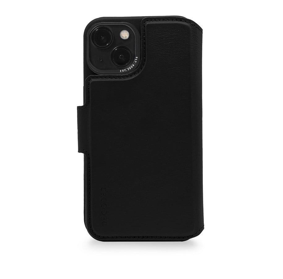 Handys - Cover & Cases - Decoded Leather Detachable Wallet - black - iPhone 14 Plus - D23IPO14MDW5BK
