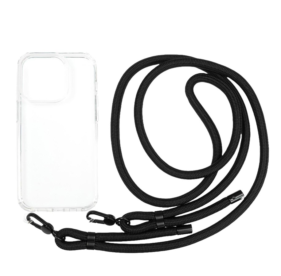 Handys - Cover & Cases - Mobile Origin Lanyard Case - clear - iPhone 14 Pro - LYC-S-CLR-14PRO