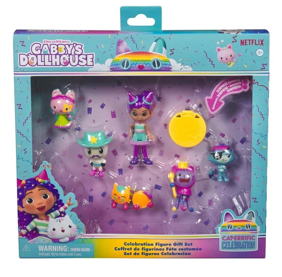 Figuren - Gabby's Dollhouse Feier 6-Figuren Geschenkset - 6069603