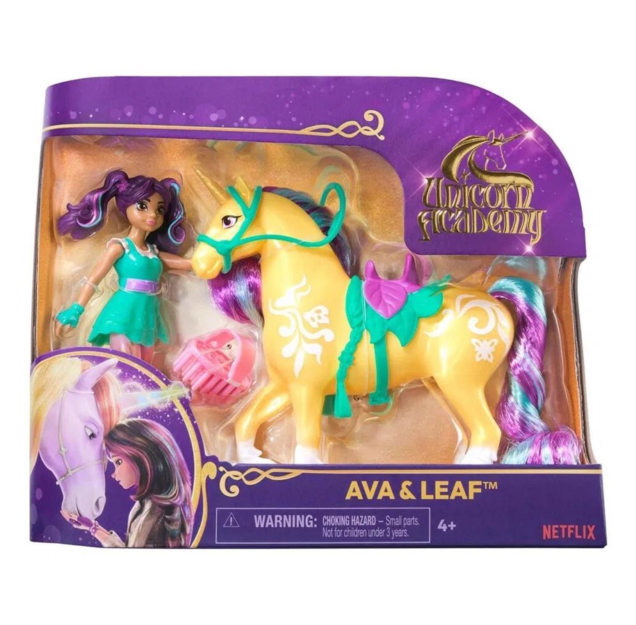 Dolls & Accessories - Unicorn Academy Doll & Unicorn - Ava & Leaf - 6069631