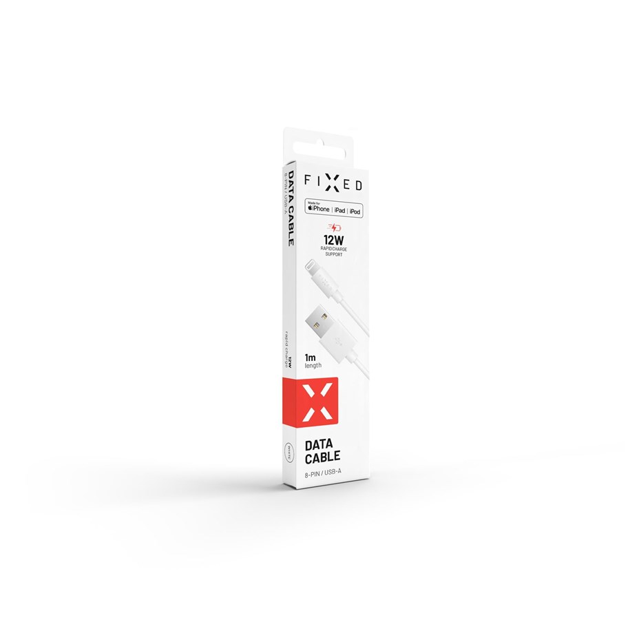 USB Kabel - FIXED MFI - USB-A <-> Lightning - 1m - Weiß - FIXD-UL-WH