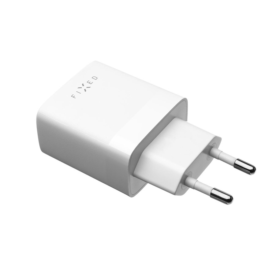 Handys - Adapter und Ladegeräte - FIXED Home Charger 2x USB-A 17W/Lightning cable 1m White - FIXC17N-2UL-WH