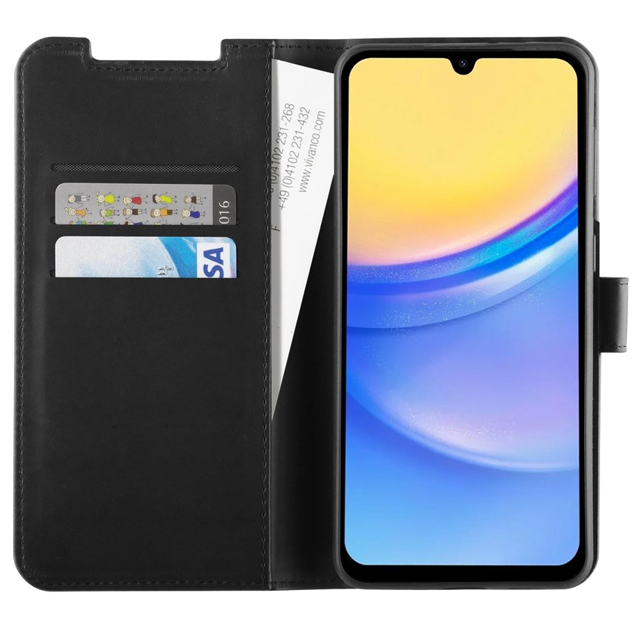 Handys - Cover & Cases - Vivanco Classic Wallet Galaxy A55 5G  Black - 4008928640977