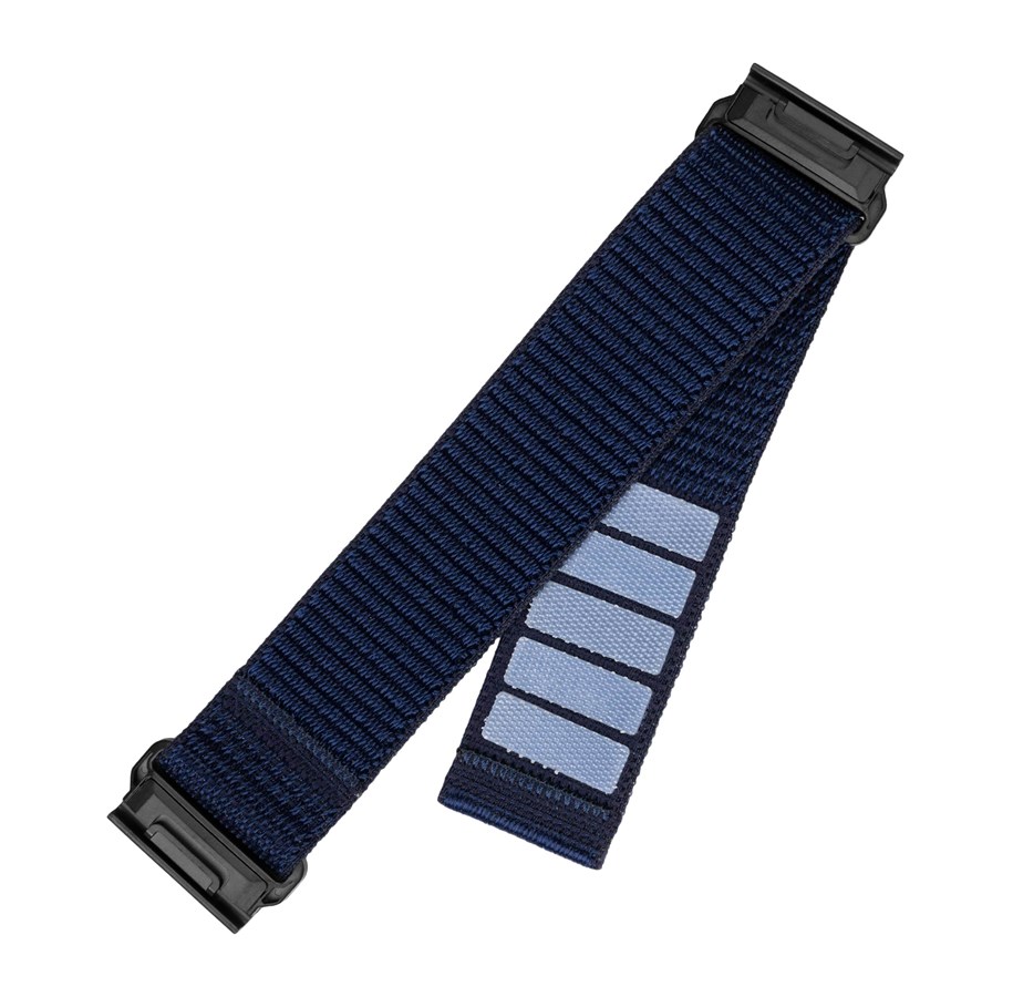 Smartwatch - Accessories - FIXED Nylon Strap for Garmin QuickFit 26mm D-Blue - FIXNST2-QF26MM-DBL