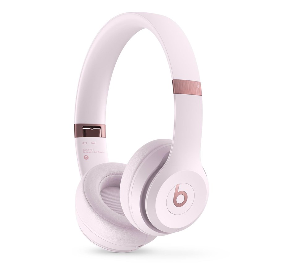 Kopfhörer/Headsets - Apple Beats Solo4 Wireless Headphones - On-Ear Wireless Headphones - Cloud Pink - MUW33DN/A