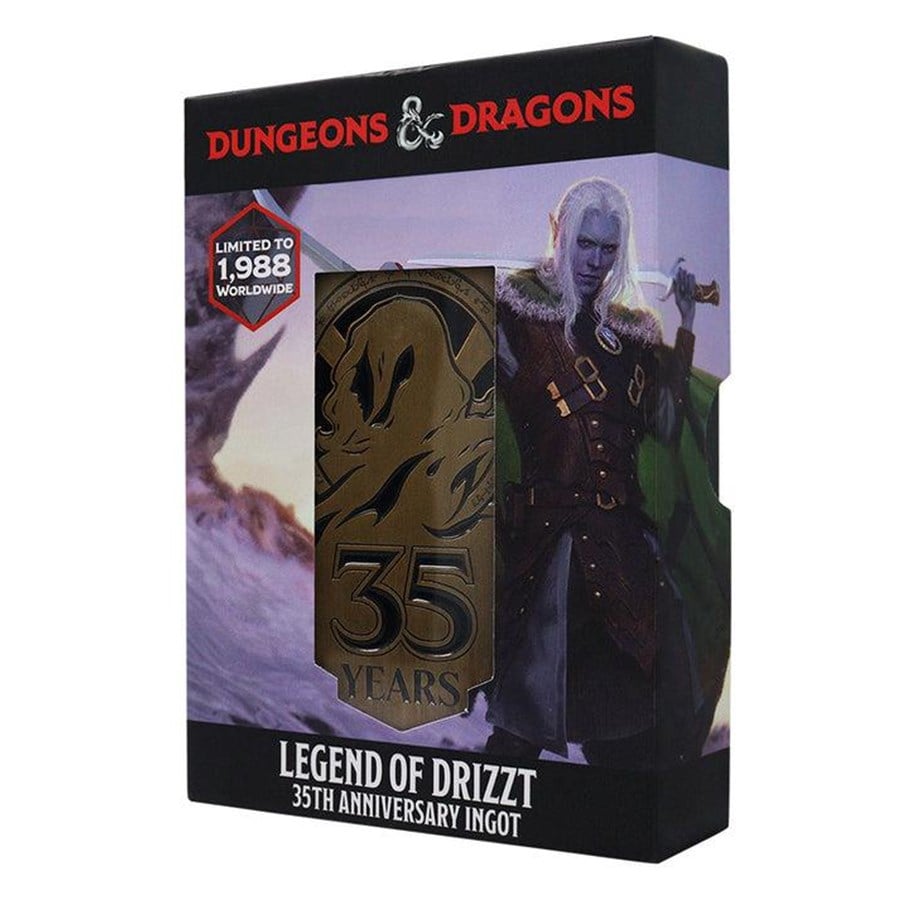 Merchandise - FaNaTtik - Dungeons & Dragons Limited Edition Legend of Drizzt 35th Anniversary Ingot - HAS-DUN33