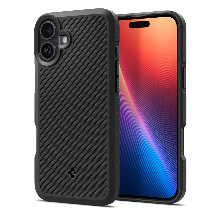 Handys - Cover & Cases - Spigen Core Armor - Matte Black - iPhone 16 - ACS08220