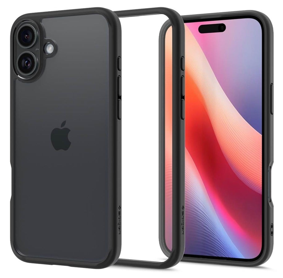 Handys - Cover & Cases - Spigen Ultra Hybrid - Matte Black - iPhone 16 Plus - ACS08072