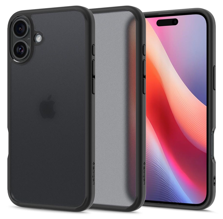 Handys - Cover & Cases - Spigen Ultra Hybrid - frost black - iPhone 16 Plus - ACS08071