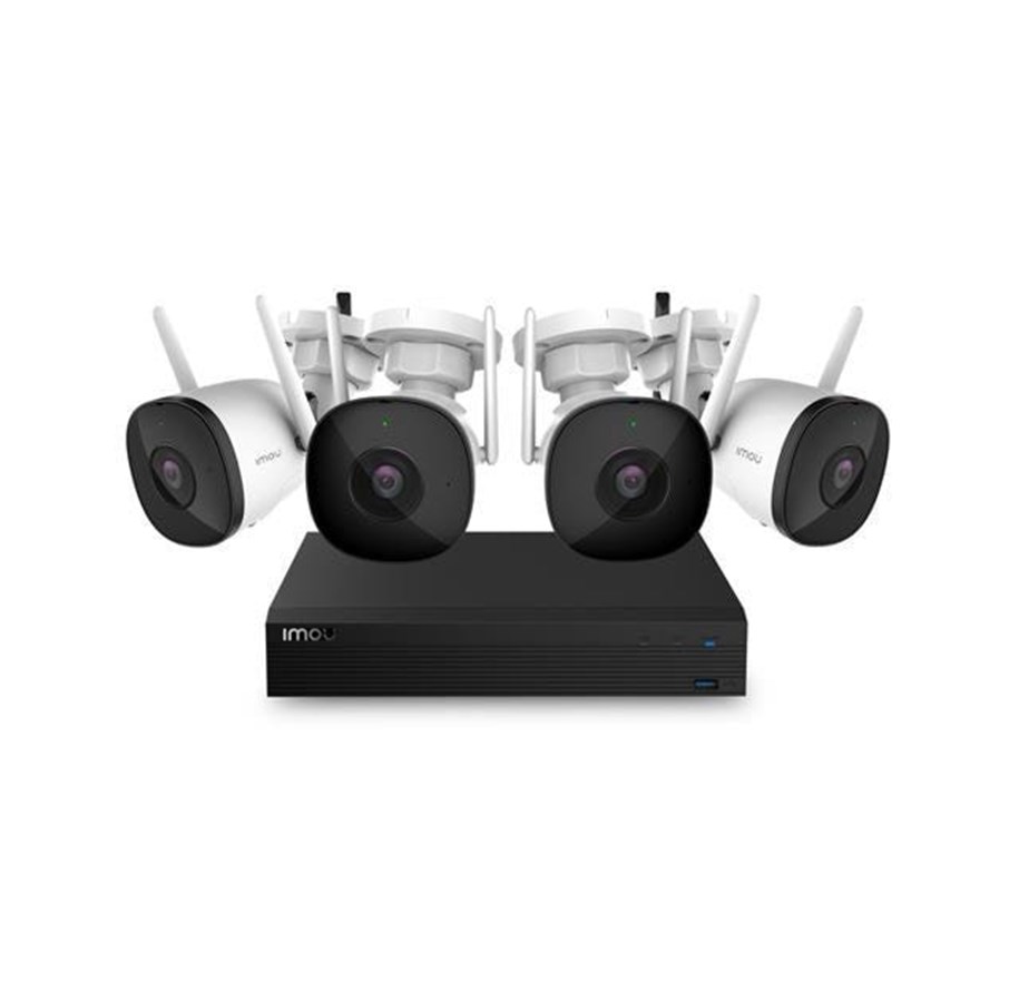 Smart-Home - IMOU Wireless Kit Lite (4-Bullet 2c) - Imou-KIT/NVR1104HS-W-S2-CE-1T/4-F22P-0280B