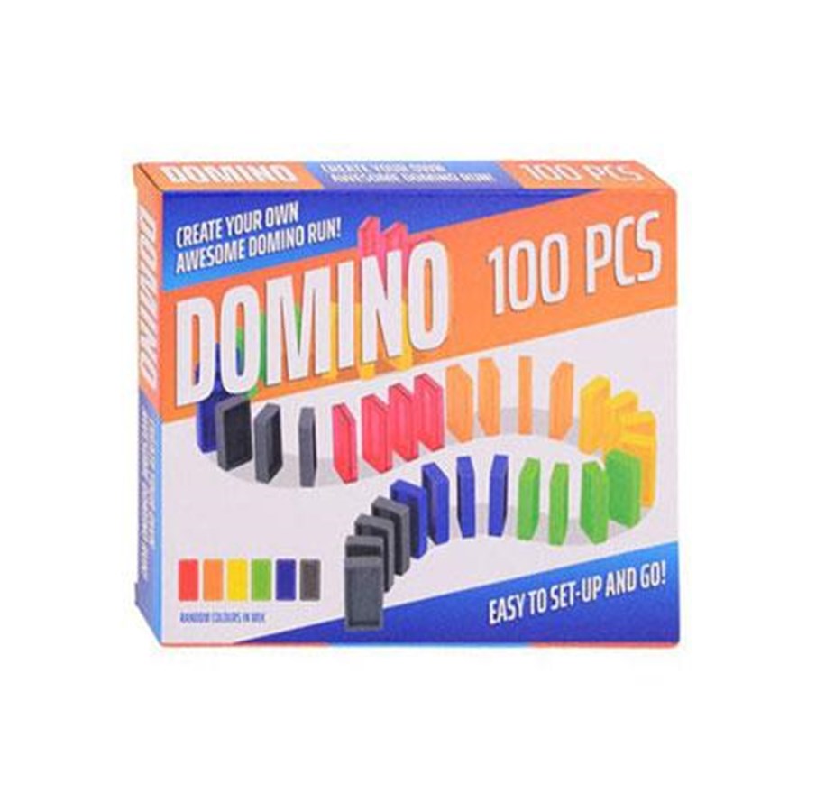 Spielzeug - Johntoy Colored Dominoes 100pcs. - 29653